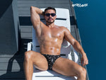 ErgoWear EW1763 FEEL SW Swim Briefs Color Black-White