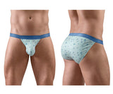 ErgoWear Men's Underwear EW1777 SLK SE Bikini Color Frost-Birds