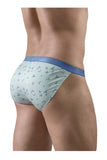ErgoWear Men's Underwear EW1777 SLK SE Bikini Color Frost-Birds