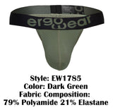 ErgoWear EW1785 MAX FLOW G-String Color Dark Green