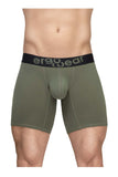 ErgoWear Men's Underwear EW1788 MAX FLOW Boxer Briefs Color Dark Green