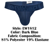 ErgoWear Men's Underwear EW1812 MAX BOLD SE G-String Color Dark Blue