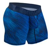 ErgoWear Men's Underwear EW1819 MAX BOLD SE Boxer Briefs Color Mid Blue