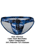 ErgoWear EW1824 FEEL SW Swim Bikini Color Dark Blue-Palms