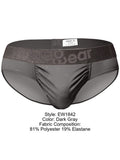 ErgoWear EW1842 Men's Underwear FEEL SE Briefs for Ergonomic Comfort Color Dark Gray