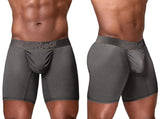 ErgoWear EW1844 Men's Underwear FEEL SE Boxer Briefs for Superior Support Color Dark Gray