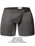 ErgoWear EW1844 Men's Underwear FEEL SE Boxer Briefs for Superior Support Color Dark Gray