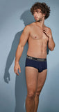 HAWAIR Men's Underwear 41961 Microfiber Briefs Color Dark Blue