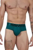HAWAIR Men's Underwear 41963 Microfiber Briefs Color Green