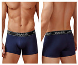 HAWAIR Men's Underwear 41977 Microfiber Trunks Color Dark Blue-01