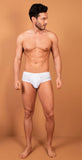 HAWAIR Men's Underwear 42241 Microfiber Briefs Color White-01