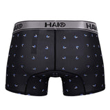HAWAIR Men's Underwear 42470 Printed Microfiber Trunks Color Black