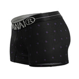 HAWAIR Men's Underwear 42520 Printed Microfiber Trunks Color Black