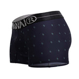 HAWAIR Men's Underwear 42520 Printed Microfiber Trunks Color Dark Blue