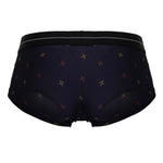 HAWAIR 42530 Printed Microfiber Briefs Color Blue