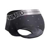 HAWAIR Men's Underwear 42530 Printed Microfiber Briefs Color Gray