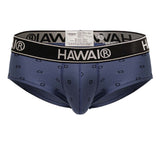 HAWAIR 42531 Cotton blend Briefs Color Blue Quartz