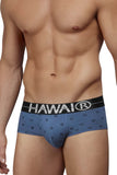 HAWAIR 42531 Cotton blend Briefs Color Blue Quartz