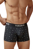 HAWAIR Men's Underwear 42570 Microfiber Trunks Color Black
