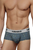 HAWAIR Men's Underwear 42580 Microfiber Briefs Color Gray