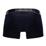HAWAIR Men's Underwear 4986 Cotton blend Trunks Color Dark Blue-01