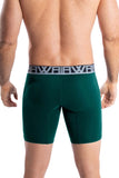 HAWAIR Men's Underwear 41903 Solid Athletic Boxer Briefs Color Green