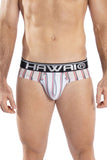 HAWAI 42050 Lines Hip Briefs Color White