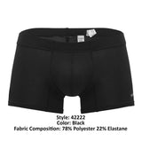 HAWAIR Men's Underwear 42222 Microfiber Trunks Color Black