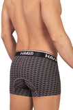 HAWAIR Men's Underwear 42371 Printed Trunks Color Gray