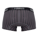 HAWAIR Men's Underwear 42371 Printed Trunks Color Gray