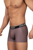 HAWAIR Men's Underwear 42420 Printed Trunks Color Cocoa