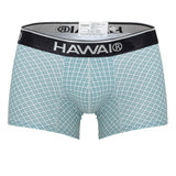 HAWAIR Men's Underwear 42421 Printed Trunks Color Green