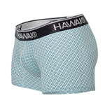 HAWAIR Men's Underwear 42421 Printed Trunks Color Green