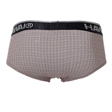 HAWAIR Men's Underwear 42431 Printed Briefs Color Cocoa
