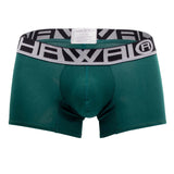 HAWAIR Men's Underwear 4986 Solid Athletic Trunks Color Green