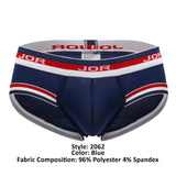 JOR Men's Underwear 2062 Sailor Briefs Color Blue