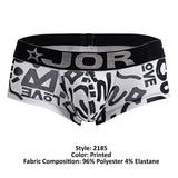 JOR Men's Underwear 2185 Love Trunks Color Printed