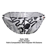 JOR Men's Underwear 2186 Love Bikini Color Printed
