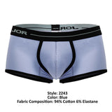 JOR Men's Underwear 2243 Astra Trunks Color Blue