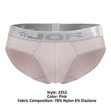JOR Men's Underwear 2252 Bright Briefs Color Pink