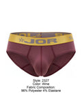 JOR 2327 Soho Briefs Color Wine