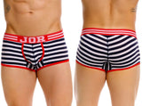 JOR Men's Underwear 2334 Santorini Trunks Color Stripes