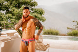 JOR Men's Underwear 2335 Santorini Briefs Color Stripes