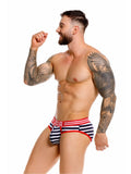JOR Men's Underwear 2335 Santorini Briefs Color Stripes