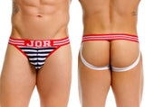JOR Men's Underwear 2336 Santorini Jockstrap Color Stripes