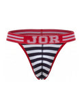 JOR Men's Underwear 2337 Santorini Thongs Color Stripes