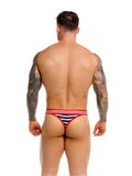 JOR Men's Underwear 2337 Santorini Thongs Color Stripes