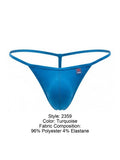 JOR Men's Underwear 2359 Axel G-String Color Turquoise
