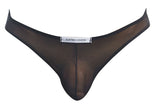 JUSTIN+SIMON Men's Underwear XSJ01 Classic Bikini Color Black Mesh
