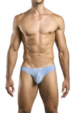 JUSTIN+SIMON Men's Underwear XSJ01 Classic Bikini Color Lurex Blue